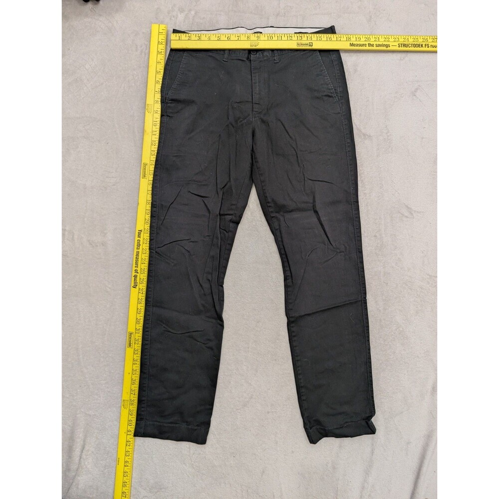 J Crew Flex Chino Pants Mens 34x32 Black Slim Casual Everyday Formal Office